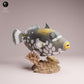 Productfoto 3: Zeedierfiguur: Clown-trekkervis (25_10_07)
