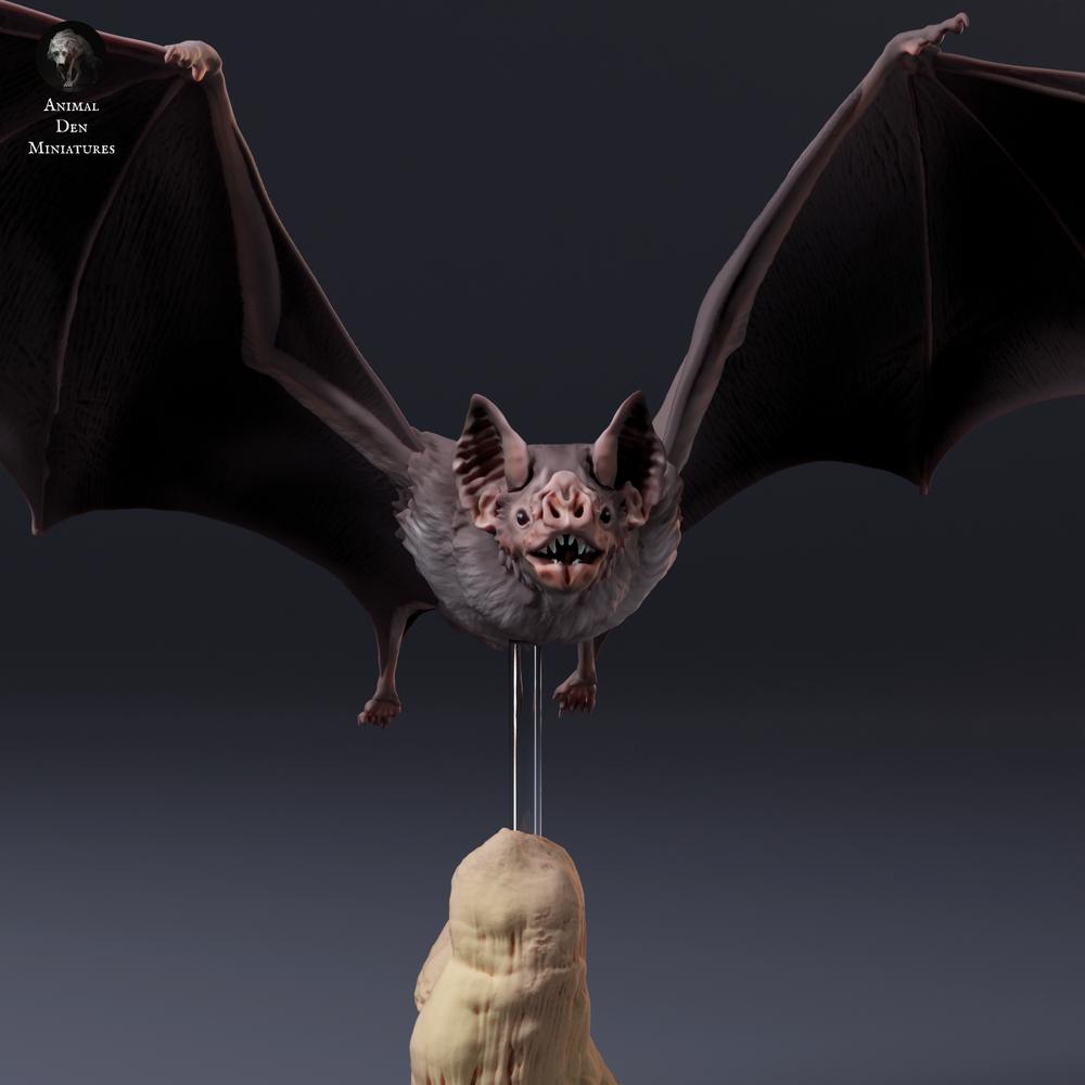 Productfoto dierenfiguur Animal Den Miniatures 6: Vleermuisfiguur: gewone vampier - vliegend (26_10_03)