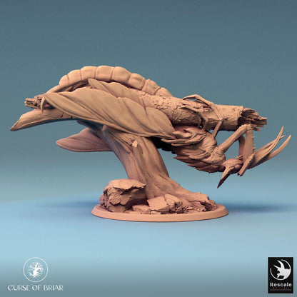 Productfoto Tabletop 28mm Lord of the Print (LotP) 0: Fantasy Figuur: Reuzenkever-monster, Scharabäus-baas, insectachtige bosbeest (24_07_E2)