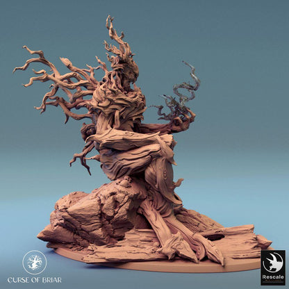Productfoto Tabletop 28mm Lord of the Print (LotP) 0: Tabletop Miniatuur: Bosgeest en Boomreus, Doornenvorst met Natuurmagie (24_07_C6)