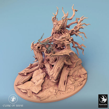 Productfoto Tabletop 28mm Lord of the Print (LotP) 0: Tabletop Miniatuur: Bosgeest en Boomreus, Doornvorst met Natuurmagie (24_07_C6)