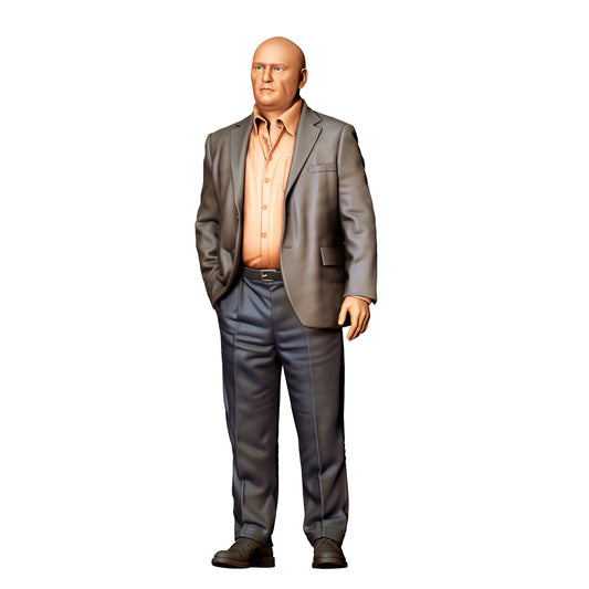 Staande figuur: zakenman in pak (ref. nr. 508) - kleurweergave van de ontwerper