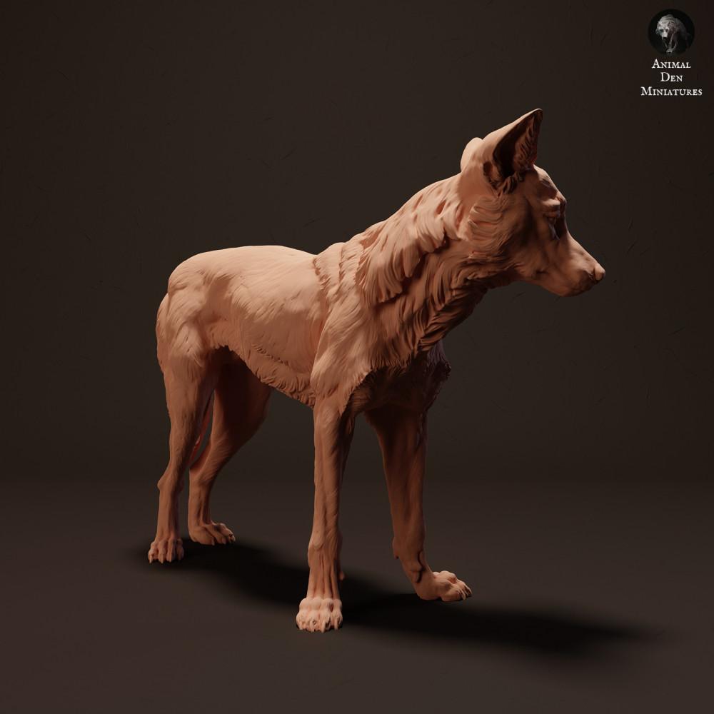 Productfoto dierenfiguur Animal Den Miniatures 1: Wild dierfiguur: Dingo (23_04_11)