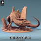 Productfoto Tabletop 28mm Lord of the Print (LotP) 0: Tabletop Miniatuur: Concavenator Raubsaurier, Prehistorisch Beest, draakachtige Riesenechse, Bossmonster (24_06_C6)