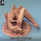 Productfoto Tabletop 28mm Lord of the Print (LotP) 0: Tabletop Miniatuur: Concavenator Raubsaurier, Prehistorisch Beest, draakachtige Riesenechse, Bossmonster (24_06_C6)