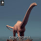 Productfoto Tabletop 28mm Lord of the Print (LotP) 0: Fantasy Figuur: Diplodocus Sauropod - Langehals-Dino, Prehistorisch Kolos, Monsterfiguur en Rijdier (24_06_F2)