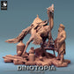 Productfoto Tabletop 28mm Lord of the Print (LotP) 0: Fantasy Figuur: Nomaden-Dierleider met Loopvogel-Mount, Beestenmeester, Karavaanleider, Scout (24_06_E26)
