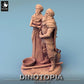 Productfoto Tabletop 28mm Lord of the Print (LotP) 0: Fantasy Figuren Set: Woestijn-Nomaden Leiderspaar, Karavaanwachters Duo, Duin-Verkenners (24_06_E29)
