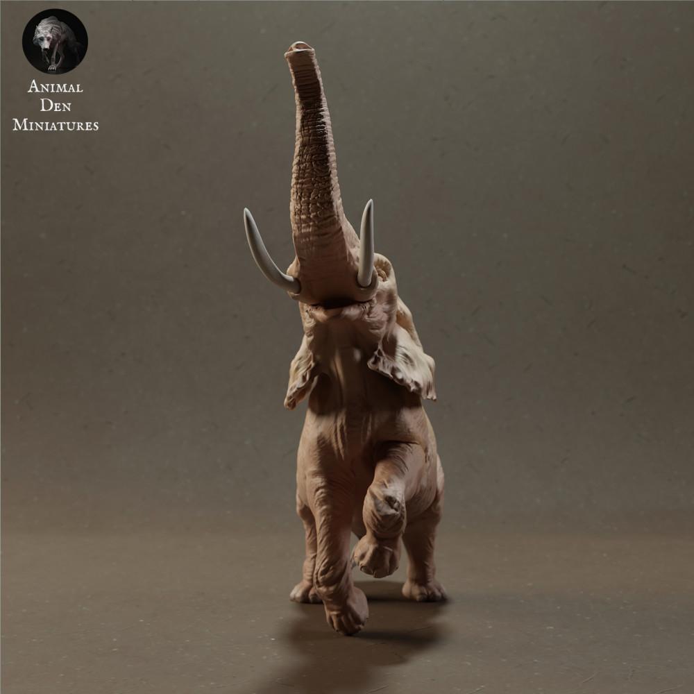 Productfoto 1: Wilddierenfiguur: Afrikaanse savanneolifantenstier - staand (23_02_03)