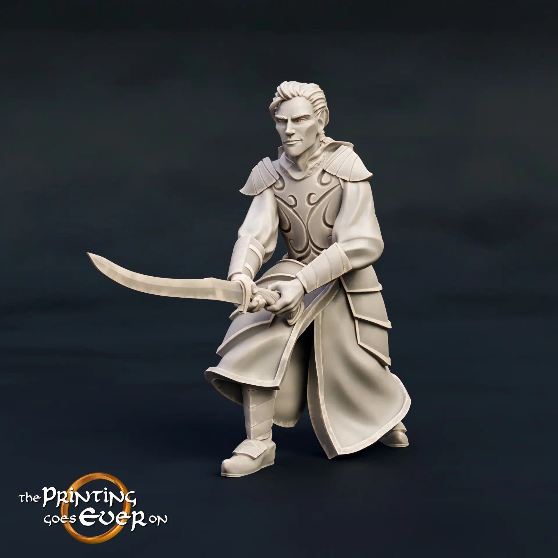 Productfoto Tabletop 28mm The Printing Goes Ever On (TPGEO) 0: Elfenleider: Prinsbroers - Beheersde Krijgers