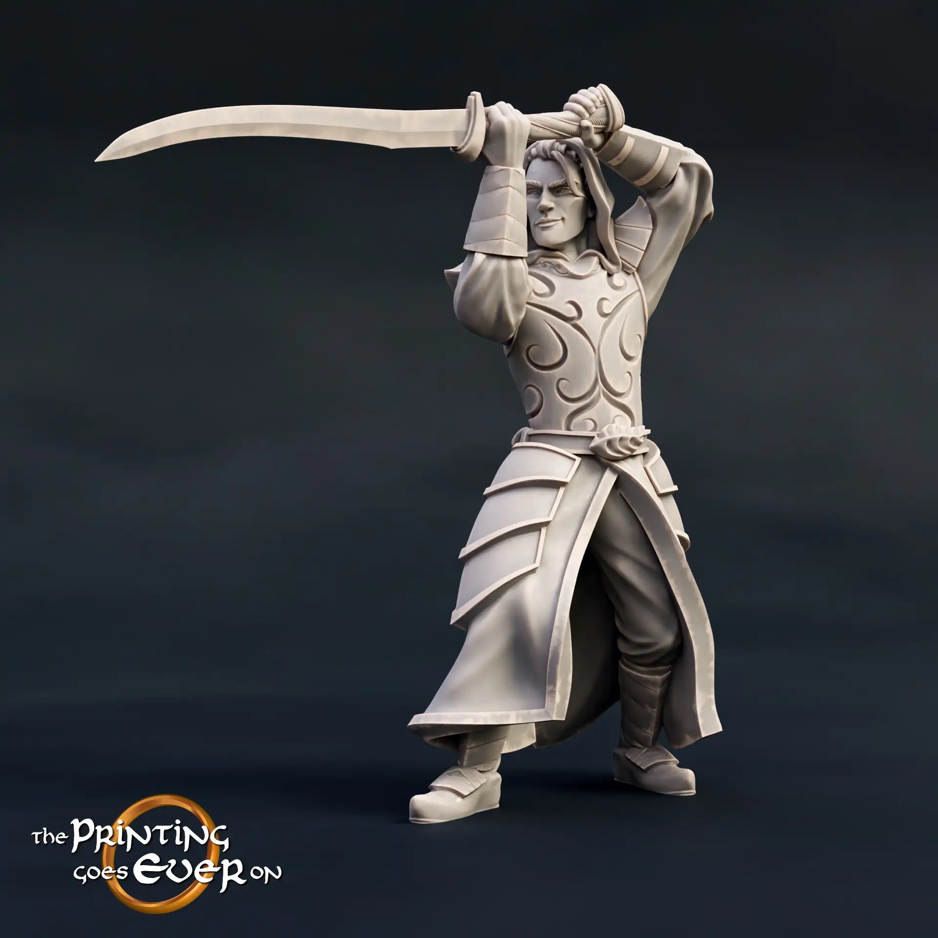 Productfoto Tabletop 28mm The Printing Goes Ever On (TPGEO) 0: Elfenleider: Prinsbroers - Beheersde Krijgers