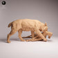 Productfoto Tabletop 28mm Lord of the Print (LotP) 0: Wilddierfiguur: Euraziatische lynx met prooi (26_07_03)