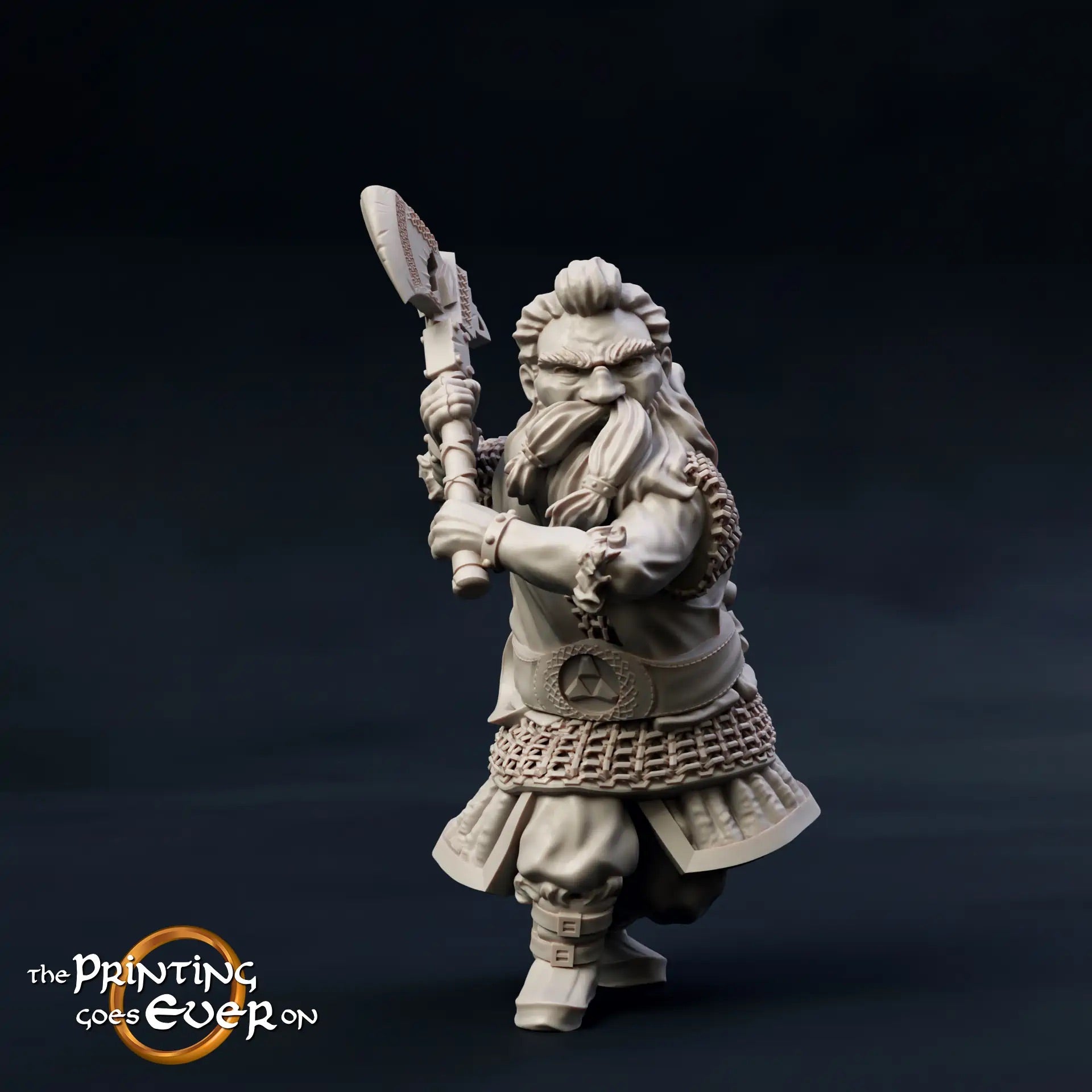 Productfoto Tabletop 28mm The Printing Goes Ever On (TPGEO) 0: 9 Helden in gevechtspositie: Gefährten van mensen, elfen, dwergen en hobbits - Krijgers