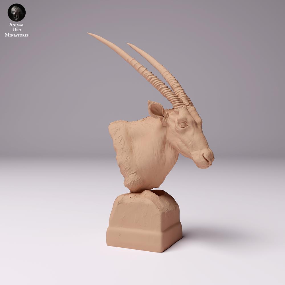 Productfoto dierenfiguur Animal Den Miniatures 2: Wilddier dierenfiguur: gemsbok - buste (24_07_11)