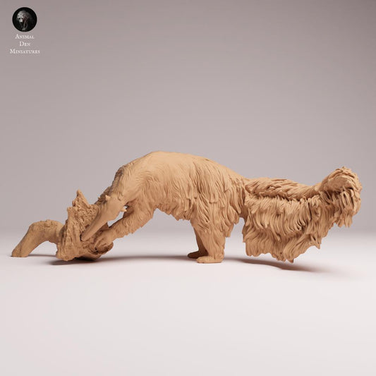 Produktfoto Tabletop 28mm Lord of the Print (LotP) 0: Wildtier Tierfigur: Grosser Ameisenbaer - fressend