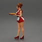 Diorama modelbouw productfoto 4: Diorama-miniatuur: Dienstmeisje met dienblad vol cupcakes, staande figuur (Ref Nr. A48)