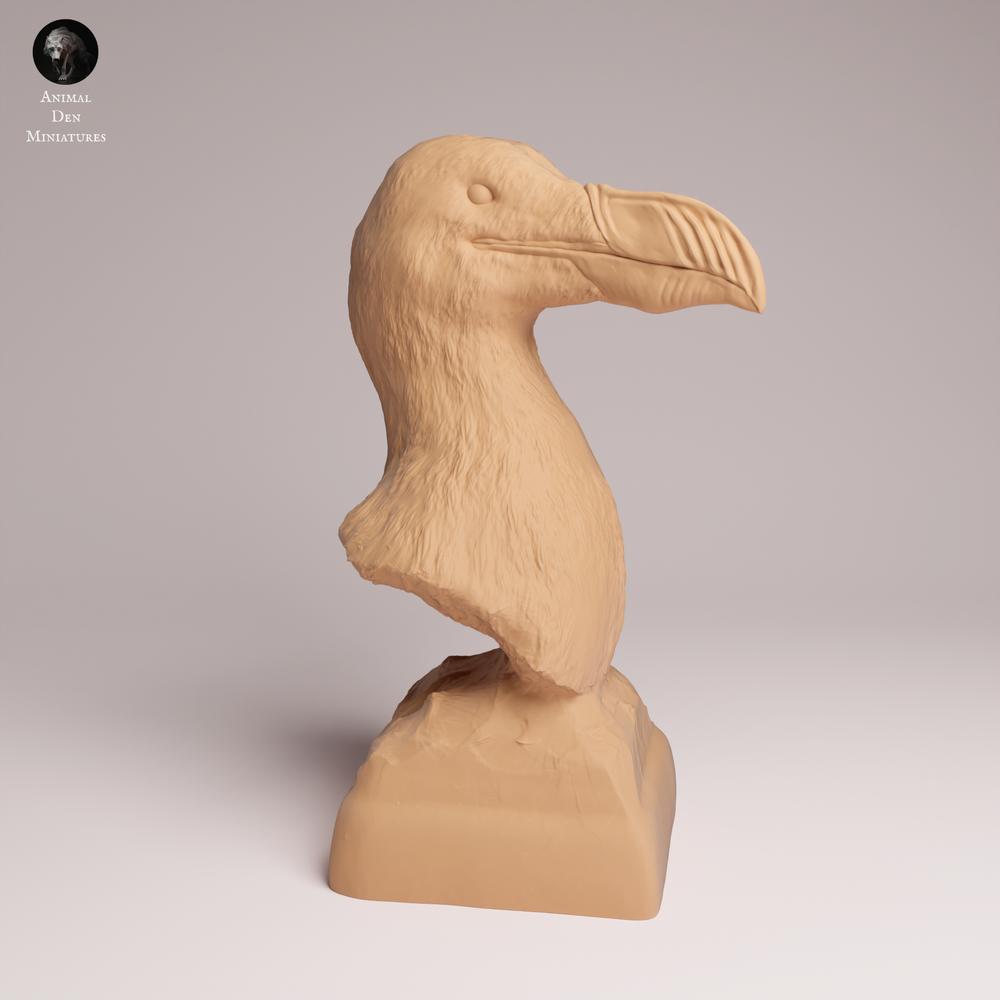 Productfoto Tabletop 28mm Lord of the Print (LotP) 0: Vogel dierenfiguur: Reuzenalk - buste (26_04_02)