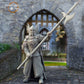 Productfoto middeleeuwse historische figuur 75mm schaal The Printing Goes Ever On (TPGEO) 0: Middeleeuwse ridderfiguren kasteelwacht B - 75mm modellen - Krijgers van Gonthan
