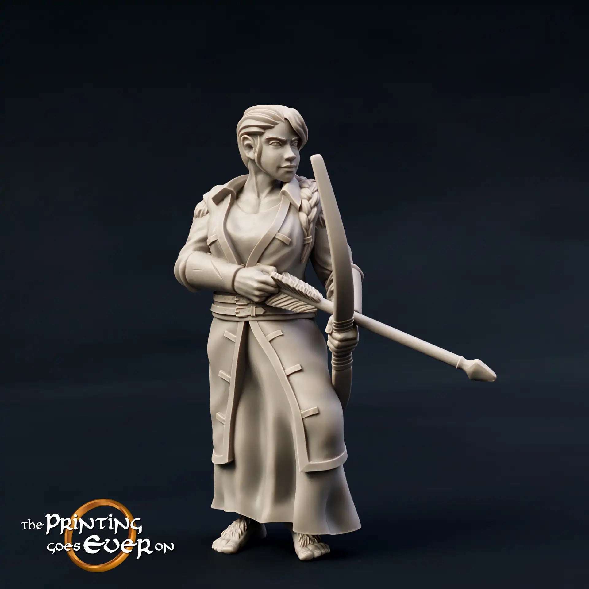 Productfoto Tabletop 28mm The Printing Goes Ever On (TPGEO) 0: Halfling Strijdgroep: Dappere Krijgers - Voetgroep en Ruiter