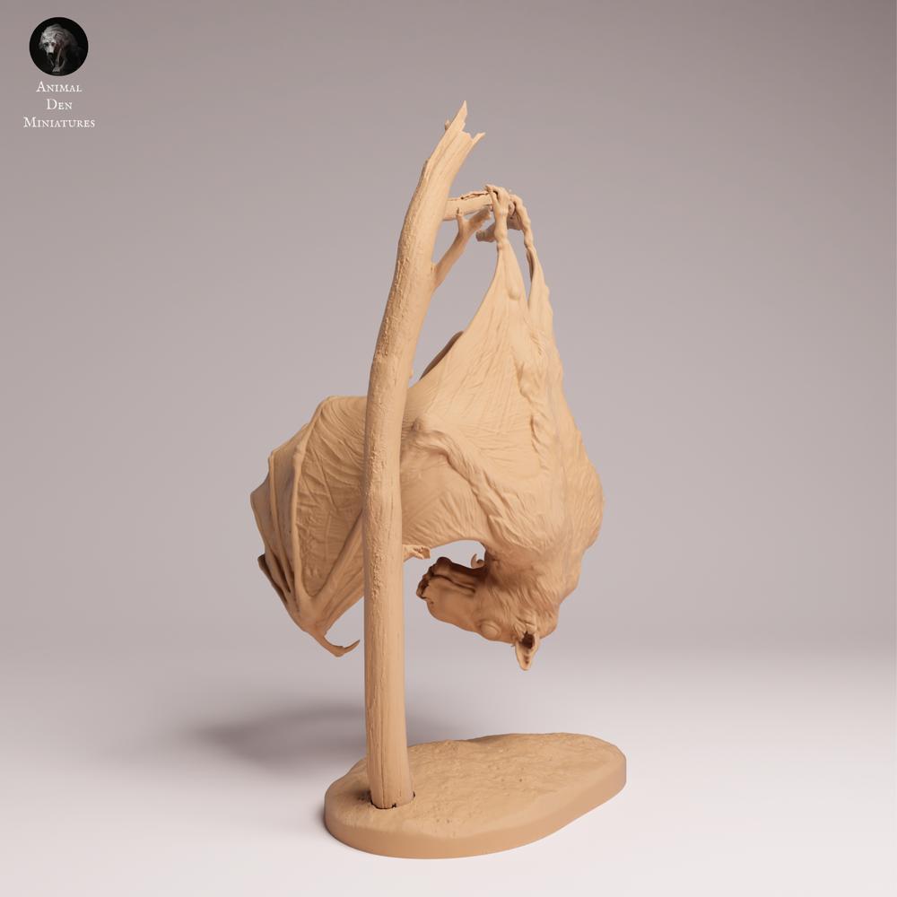 Productfoto Tabletop 28mm Lord of the Print (LotP) 0: Wilddierfiguur: Hammerkopvleermuis - vliegend (25_12_01)