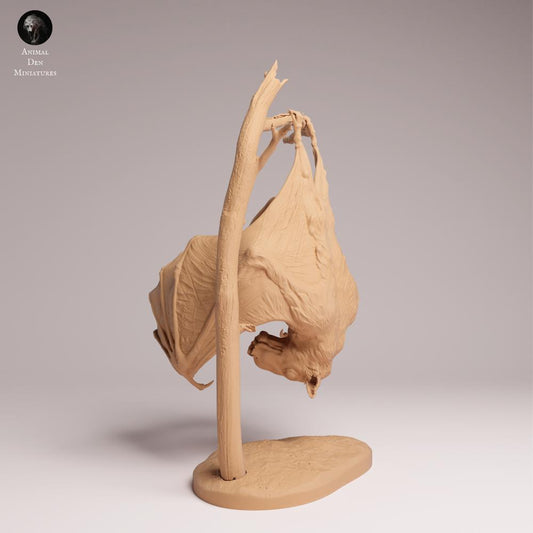 Productfoto Tabletop 28mm Lord of the Print (LotP) 0: Wilddierfiguur: Hammerkopvleermuis - vliegend (25_12_01)