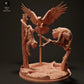 Productfoto dierenfiguur Animal Den Miniatures 1: Jungle-dierenfiguur: Harpij - jaagt op rode brulapen (23_06_08)