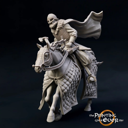Produktfoto mittelalterliche historische Figur 75mm Scale The Printing Goes Ever On (TPGEO)  0: Mittelalterliche Figuren Ritter Wächter B Reiter Königliche Familie