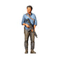 Stehende Figur: Mann mit Gewehr und Schultergurt (Ref. Nr. 495) - farbige Einzelansicht