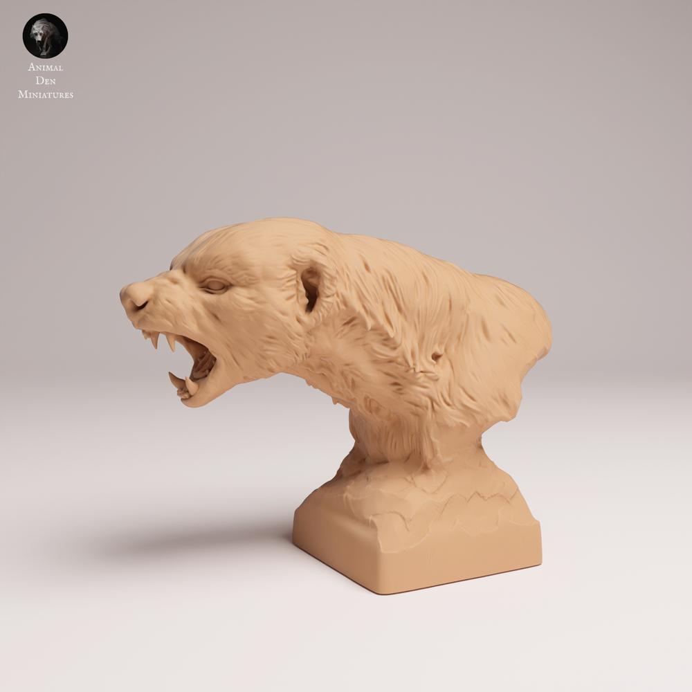 Productfoto dierenfiguur Animal Den Miniatures 0: Wilddierfiguur: honingdas - buste (25_08_15)