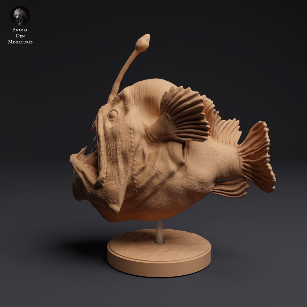 Productfoto 0: Diepzeedierfiguur: Bultrug-Hengelaarsvis (25_04_07)