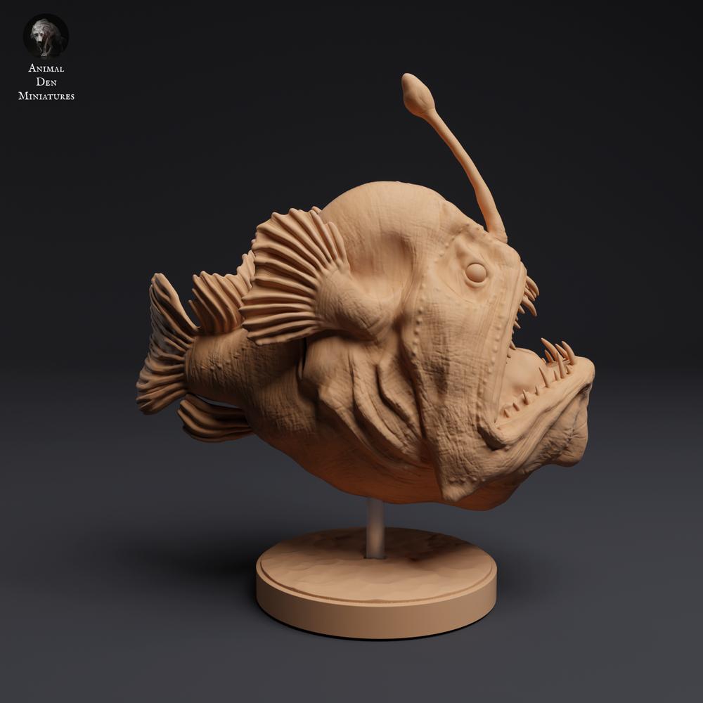Productfoto 1: diepzee dierenfiguur: bultrug-hengelvis (25_04_07)