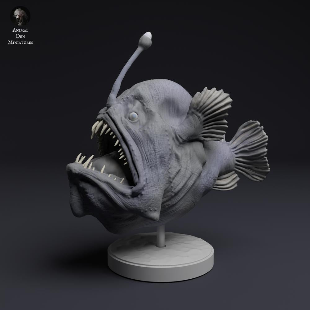 Productfoto 3: Diepzee-dierenfiguur: Bultrug-hengelvis (25_04_07)