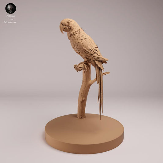 Productfoto dierenfiguur Animal Den Miniatures 0: vogel dierenfiguur: hyacintara (26_08_05)
