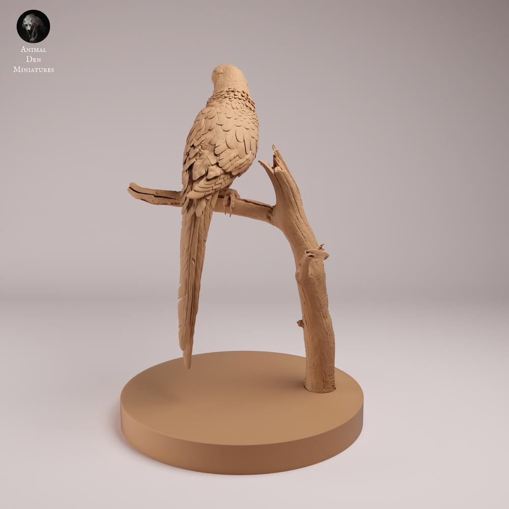 Productfoto dierenfiguur Animal Den Miniatures 1: vogel dierenfiguur: hyacintara (26_08_05)