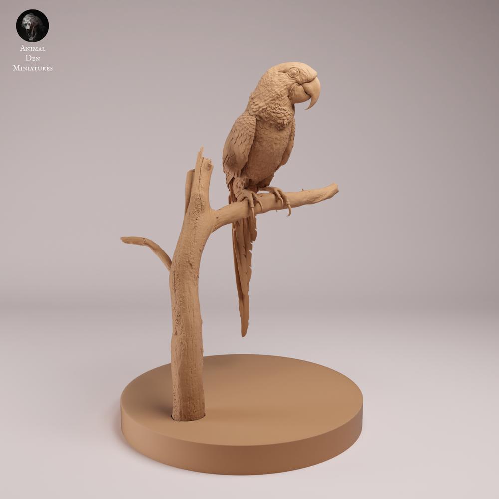 Productfoto dierenfiguur Animal Den Miniatures 2: Vogel dierenfiguur: Hyacintara (26_08_05)
