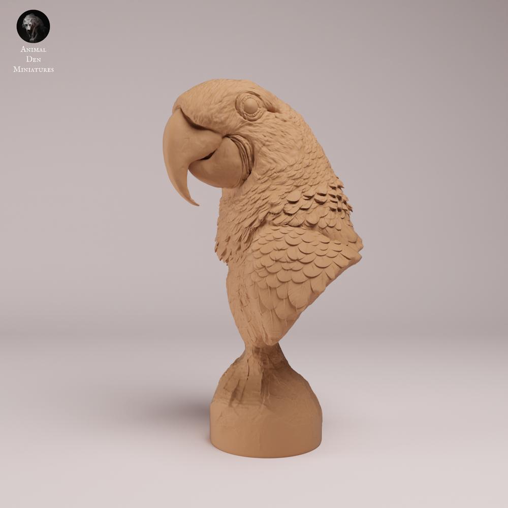 Produktfoto Tierfigur Animal Den Miniatures 0: Vogel Tierfigur: Hyazinth-Ara - Büste (26_08_07)