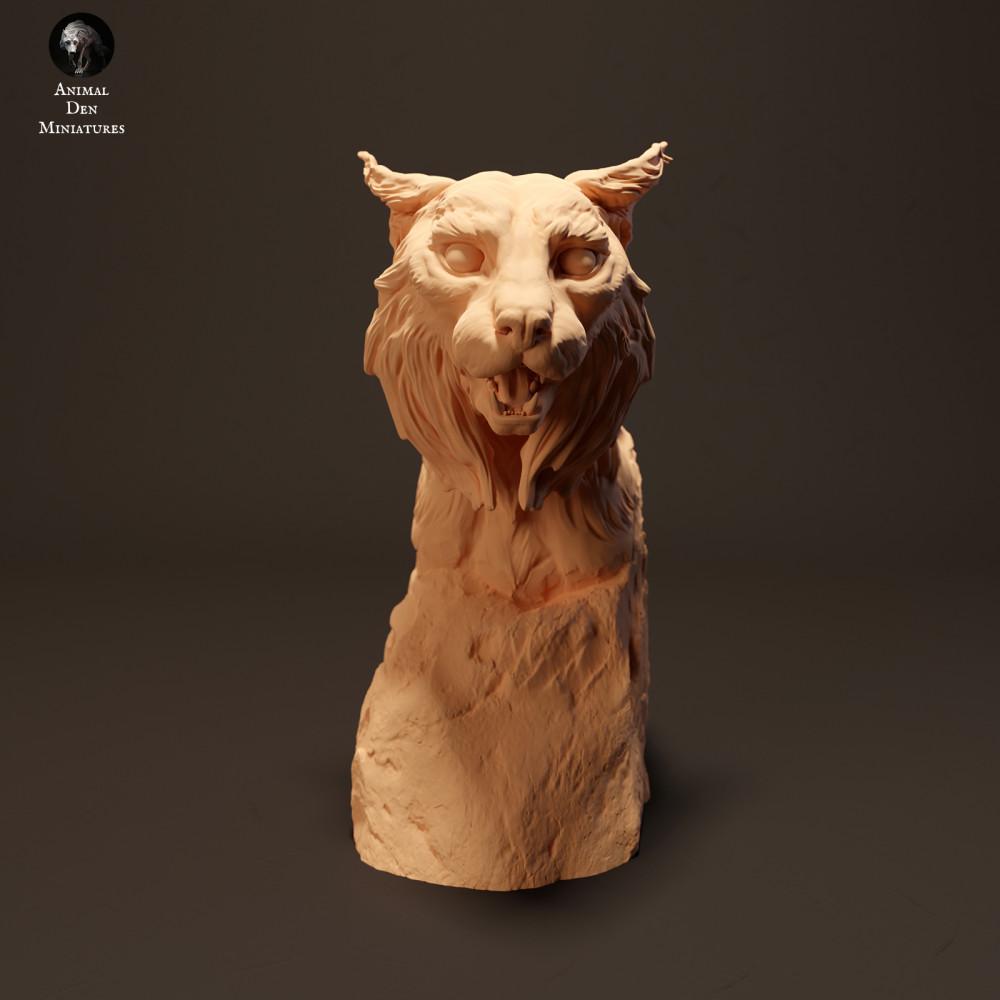 Productfoto dierenfiguur Animal Den Miniatures 2: wilddierfiguur: Iberische lynx - buste (23_10_13)
