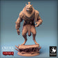 Productfoto Tabletop 28mm Lord of the Print (LotP) 0: Tabletop Miniatuur: Weerwolf-Beestman, Beestenstrijders en Barbaren-leider, Skirmish-baas, Dungeon-tegenstander (24_02_C6)