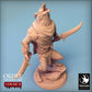 Productfoto Tabletop 28mm Lord of the Print (LotP) 0: Tabletop Miniatuur: Jackal-Krijger, Woestijn-Assassijn met twee Krummsäbels, Beestmens Duelant, Tempelwachter (24_02_C8)