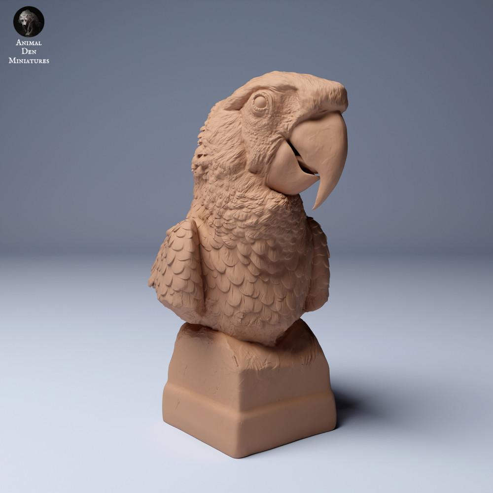 Produktfoto Tierfigur Animal Den Miniatures 2: Dschungel Tierfigur: Scharlachara - Büste (24_04_08)