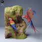 Productfoto dierenfiguur Animal Den Miniatures 2: Jungle dierenfiguur: lichtrode ara's (24_04_09)