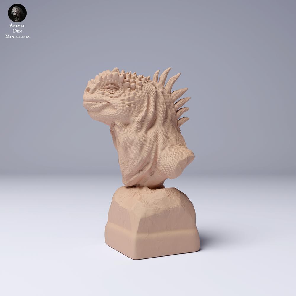 Productfoto dierenfiguur Animal Den Miniatures 0: Zeedier dierenfiguur: zeehagedis - buste (24_08_12)