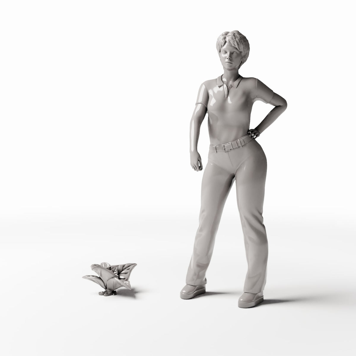 MyPortal Studios set 03, model 522: naast een menselijke figuur op schaal 1:35