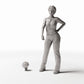 MyPortal Studios set 11, model 444: naast een menselijke figuur op schaal 1:35