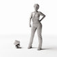 MyPortal Studios set 11, model 448: naast een menselijke figuur op schaal 1:35