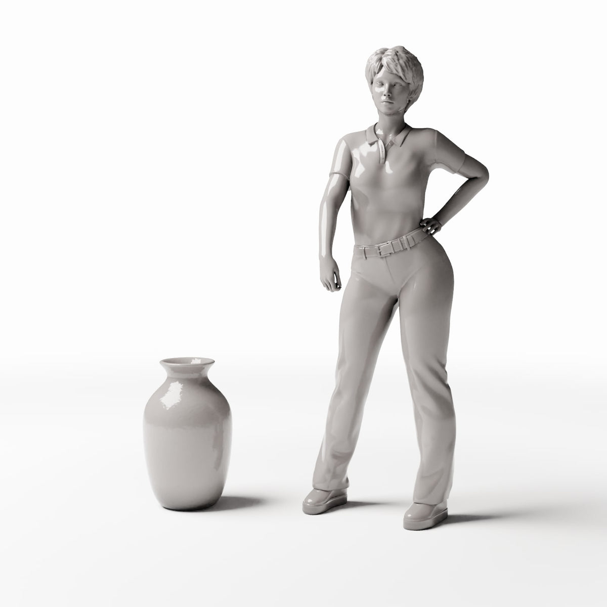MyPortal Studios set 26, model 1366: naast een menselijke figuur op schaal 1:35