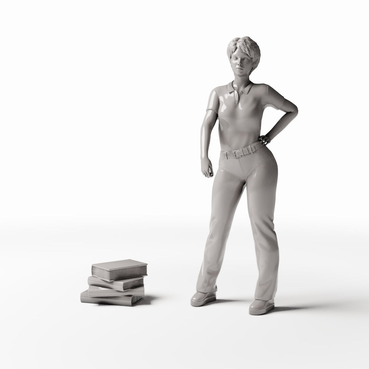 MyPortal Studios set 41, model 81: naast een menselijke figuur op schaal 1:35