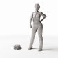 MyPortal Studios set 41, model 84: naast een menselijke figuur op schaal 1:35