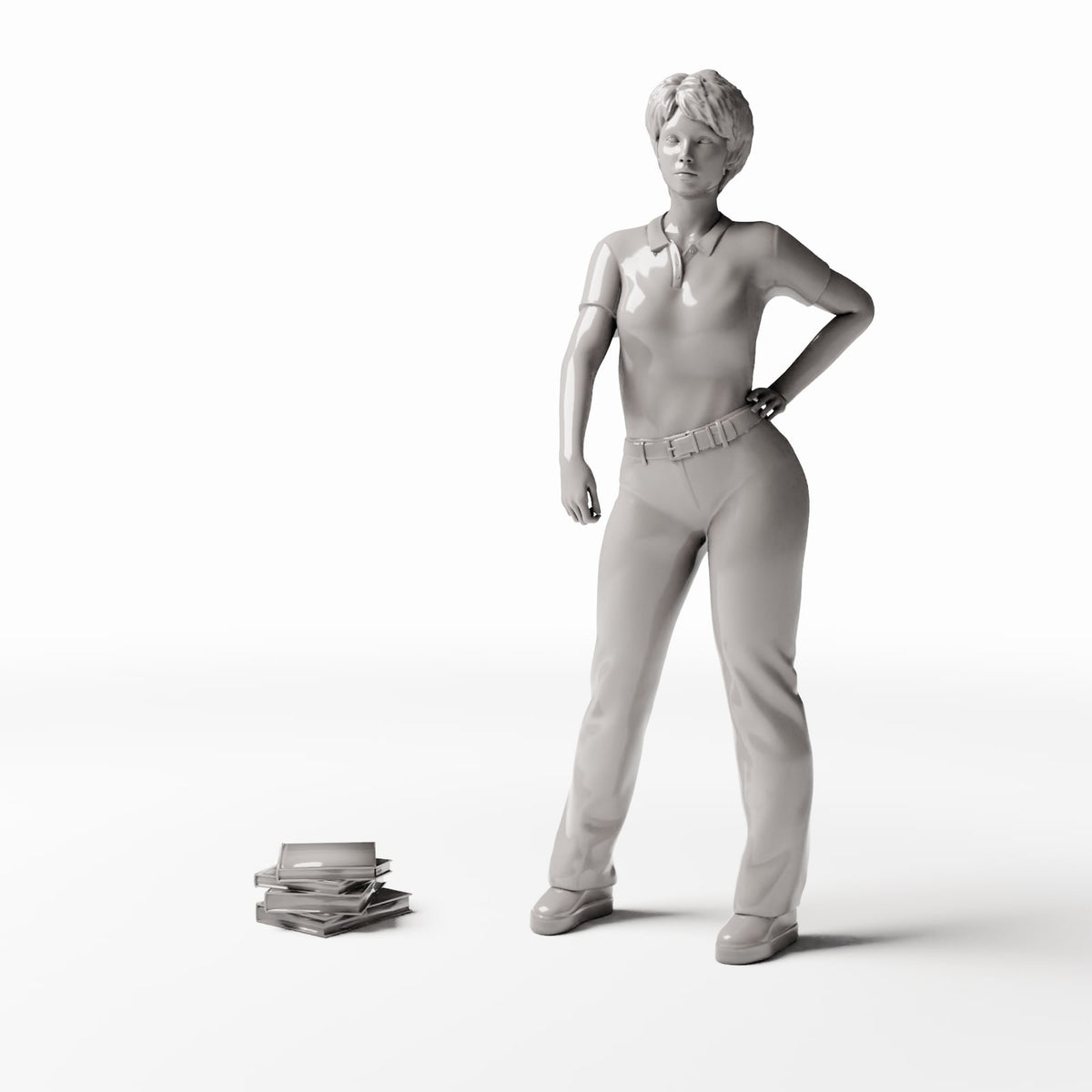 MyPortal Studios set 41, model 84: naast een menselijke figuur op schaal 1:35