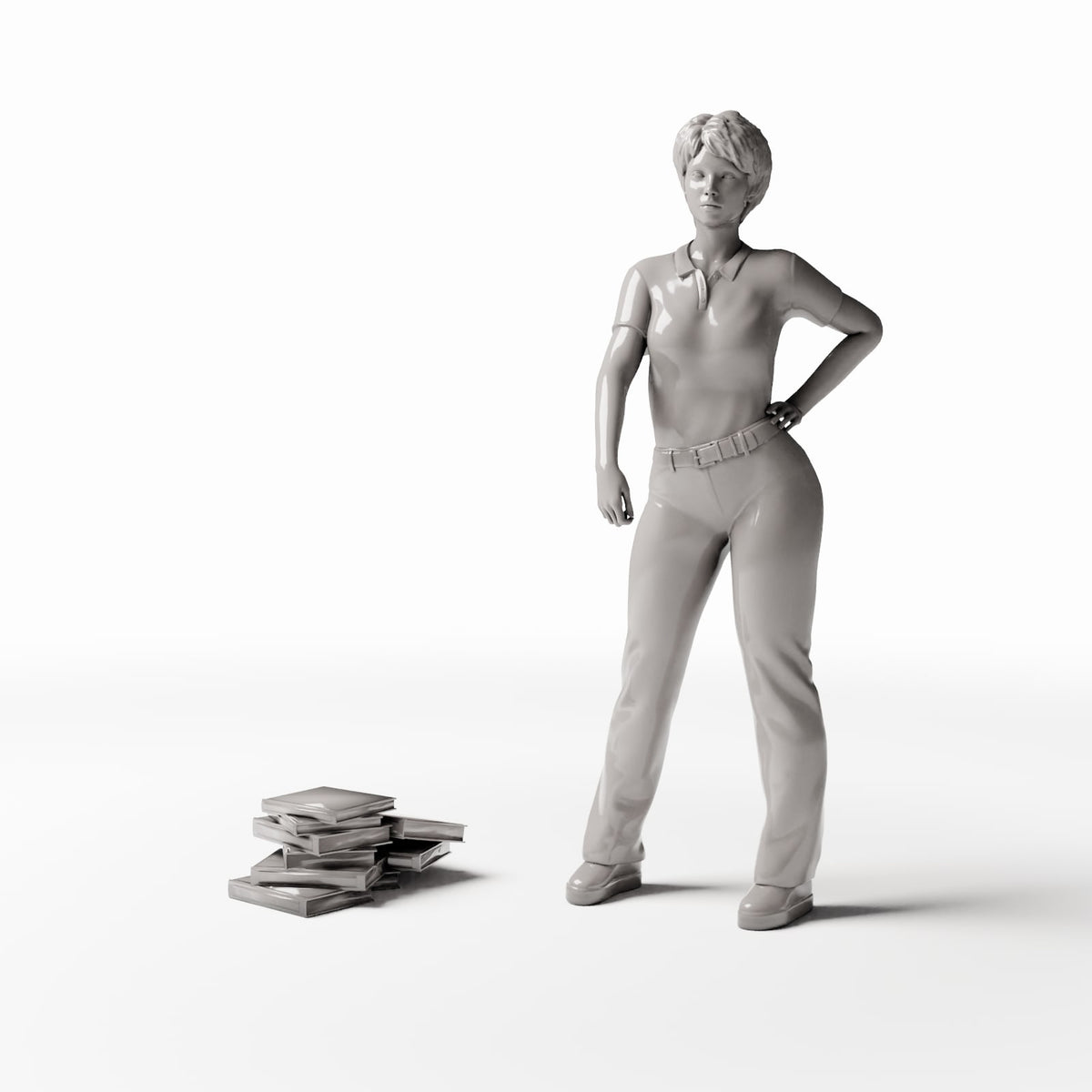 MyPortal Studios set 41, model 85: naast een menselijke figuur op schaal 1:35